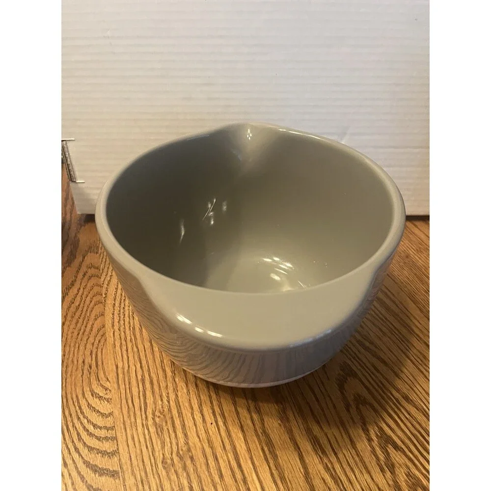 Mix It Up Red & White Stoneware Mixing Bowl 5-1/4